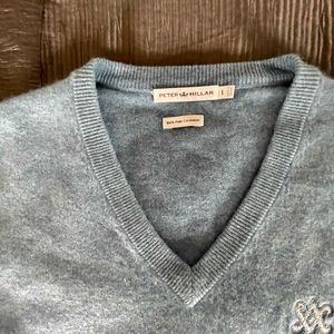 Peter Millar cashmere golf sweater